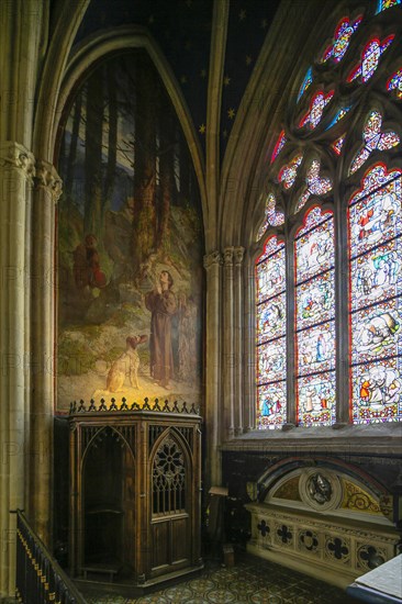 Confessional in the north aisle