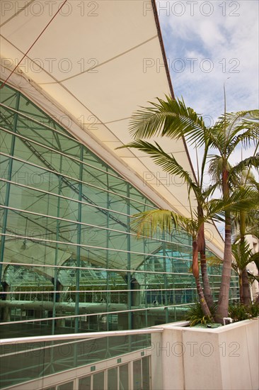 San diego convention center building architectural abstract