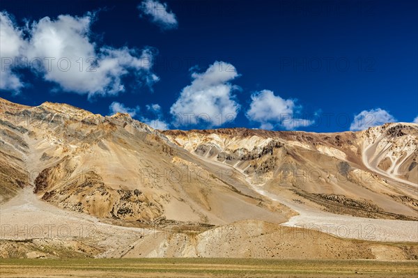 Himalayan landscape in Himalayas along Manali-Leh highway