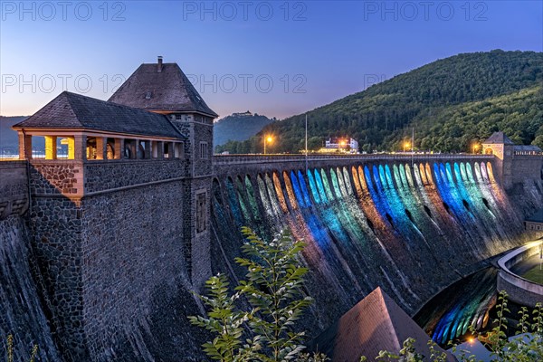Dam in the evening light