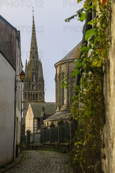 Notre-Dame-de-Roscudon church in the Flamboyant Gothic style