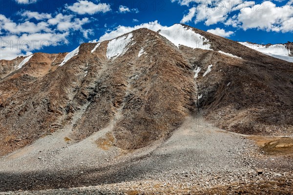 View of Himalayas mountains near Kardung La pass