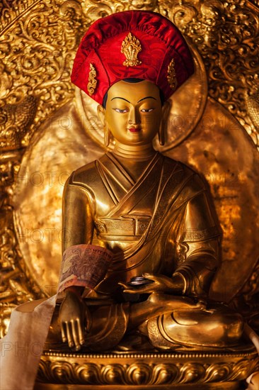 Buddha Sakyamuni statue in Lamayuru Gompa