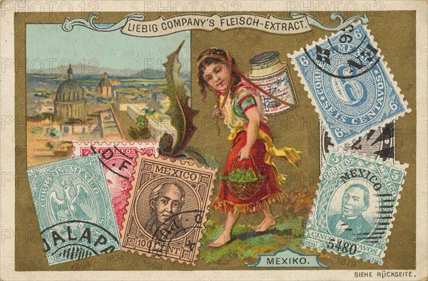 Picture series Countries and Stamps and Motifs