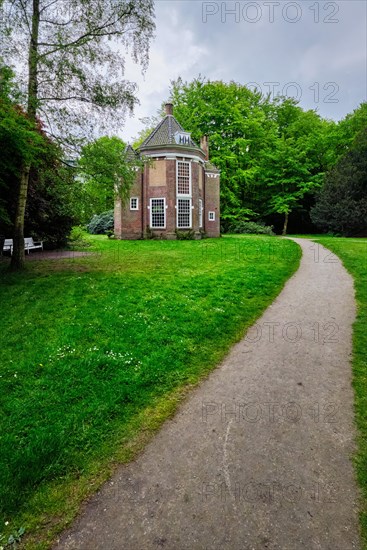 17th century old tea house theeuis in Park Arendsdorp