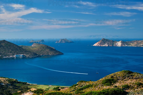 Scenic view of greek scenery