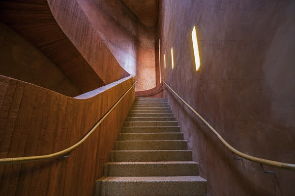 Staircase in the Kueppersmuehle Museum