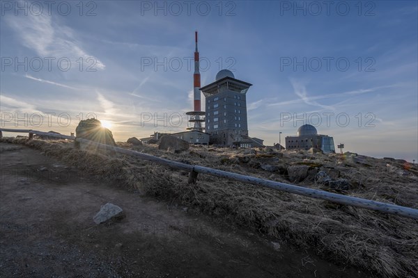 Sonnenuntergang auf dem Brockenplateau