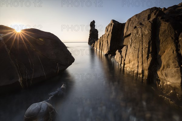 Sunrise at the rocks scoglio della galeazza