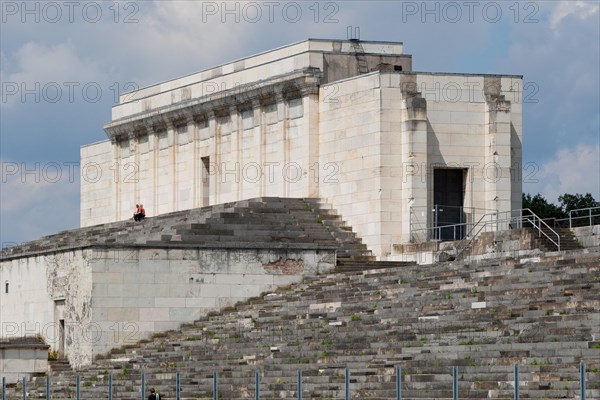 Stone tribune on the former Nazi Party Rally Grounds in Nuremberg