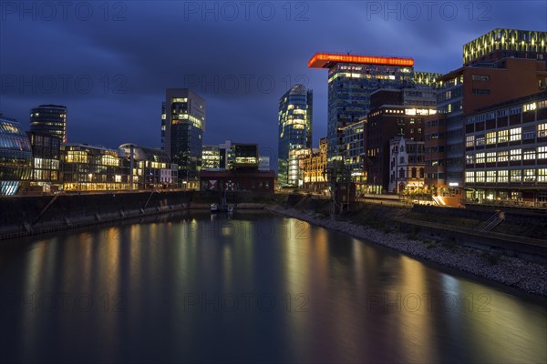 Ensemble of buildings at Medienhafen