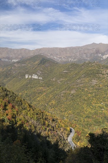 Autumn in the Ligurian Alps near Imperia