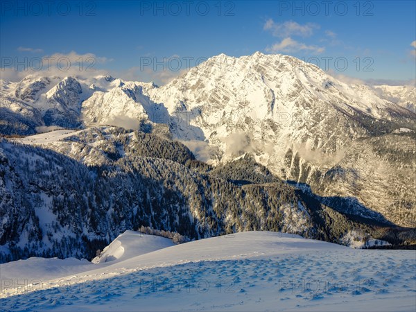 Snowy Watzmann East Face