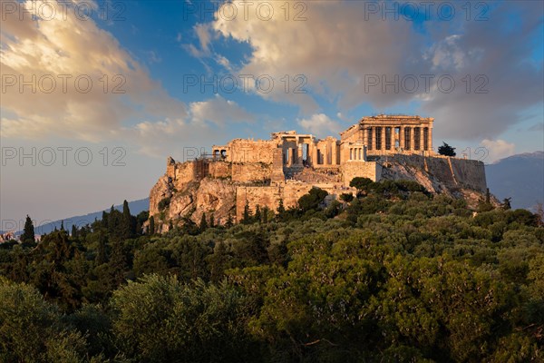 Famous greek tourist landmark