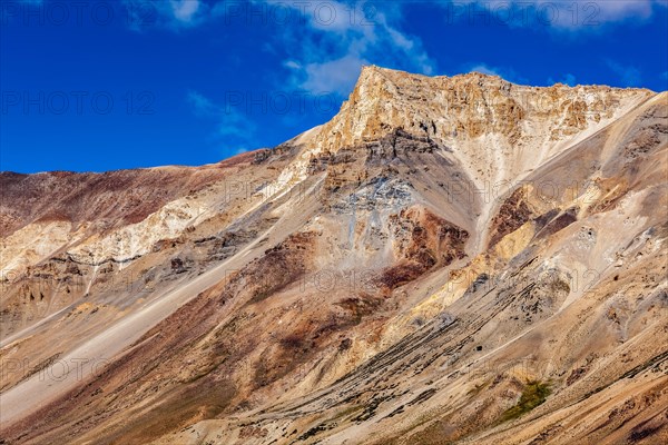 Himalayan landscape in Himalayas along Manali-Leh highway