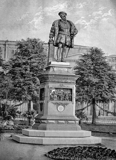 The monument of Christoph von Wuerttemberg