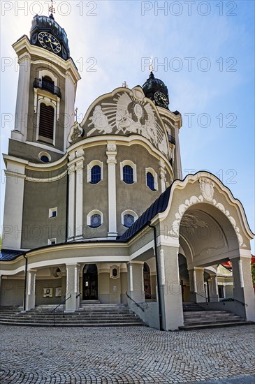 The town parish church of St. Peter and Paul