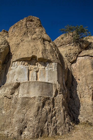 First relief of Bahram II and the Elamite relief