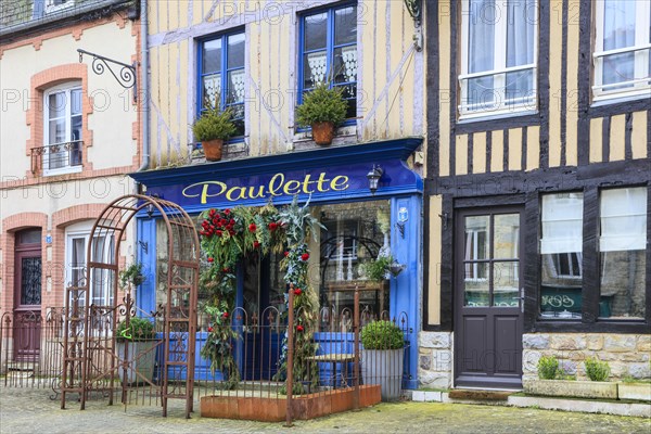 Half-timbered houses on the Place Saint Julien
