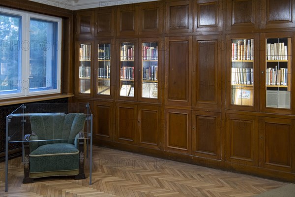 Library in the former residence of the camp commandant