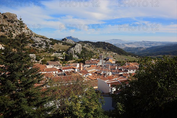 Town of Grazalema in the province of Cadiz