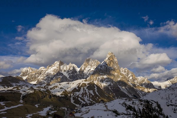 View of Gruppo del Sasso Lungo South Tyrol