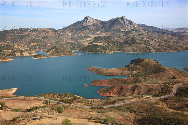 Zahara de la Sierra in the province of Cadiz