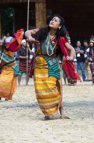 Ritual tribal dances at the Hornbill Festival