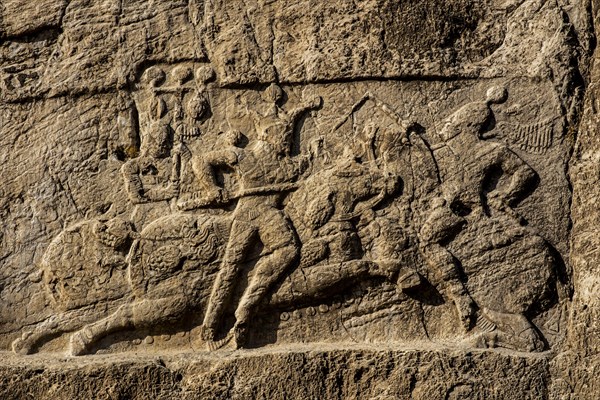 Battle Scene of Bahram II Naqsh-e Rostam