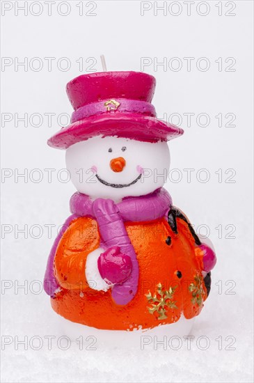 Wax snowman