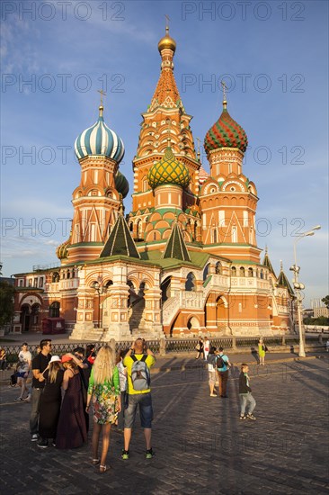 St. Basil's Cathedral on Red Square in Moscow