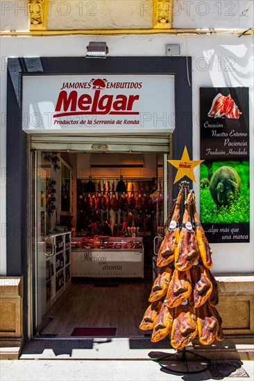 Serrano ham shop