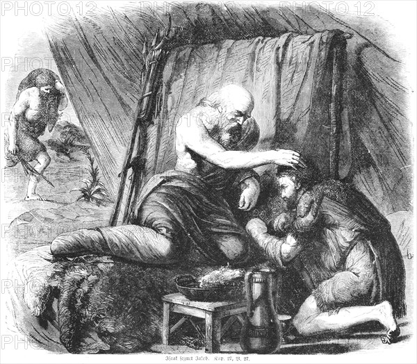 Isaac blesses Jacob