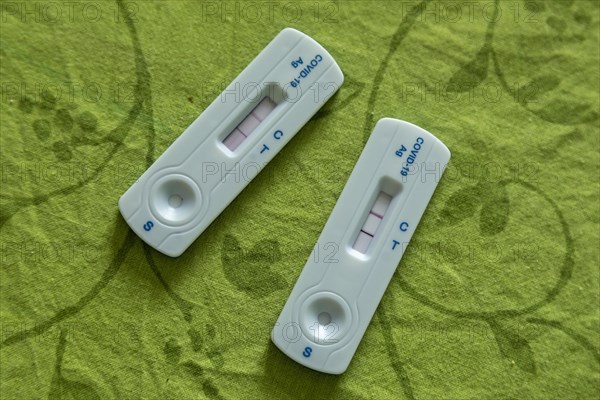 Covid-19 antigen test cassettes show positive result