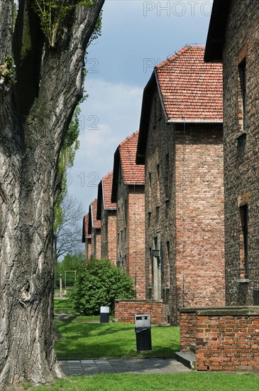 Accommodation of prisoners in a concentration and extermination camp