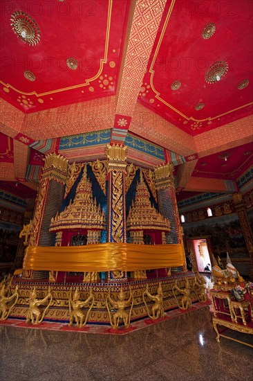 Songkran temple decoration