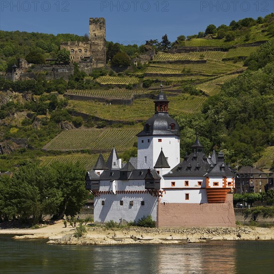 Gutenfels Castle and Pfalzgrafenstein Castle