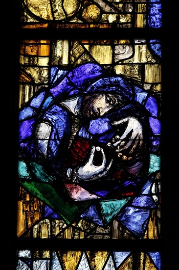 Preacher's window by Peter Valentin Feuerstein in Ulm Cathedral