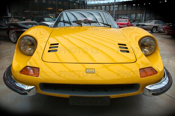 Detail of Vintage Ferrari Dino 246 GT