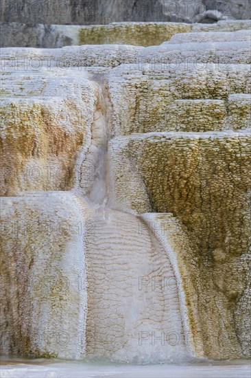 Travertine Terraces at Hotspring