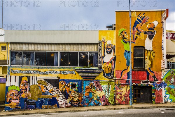 Street Art in front of Grand Hotel