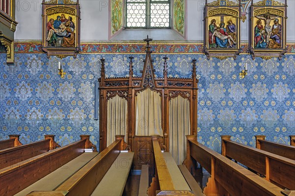Confessional and Stations of the Cross