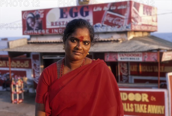 A Portrait of a woman at Visakhapatnam