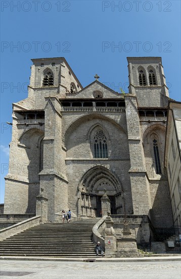 Saint Robert abbaye of la Chaise Dieu. Haute Loire department. Auvergne Rhone Alpes. France