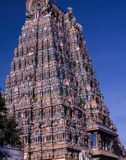 Sri Meenakshi Amman temple tower