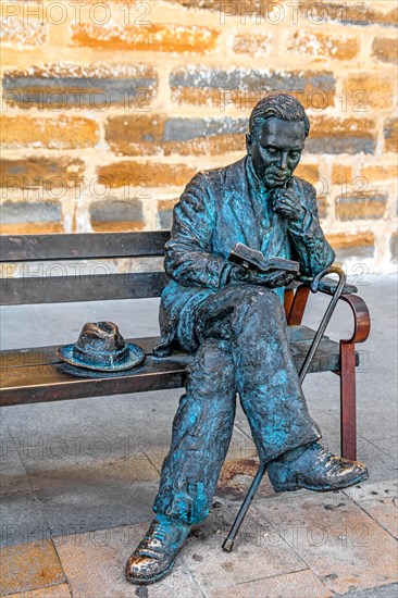 Monument to the Spanish poet Antonio Machado