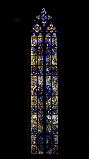 Preacher's window by Peter Valentin Feuerstein in Ulm Cathedral