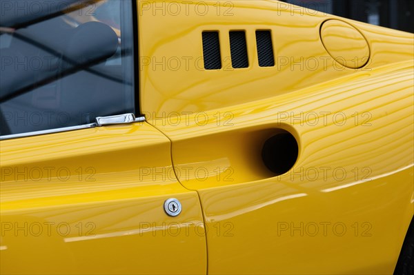 Detail of Vintage Ferrari Dino 246 GT