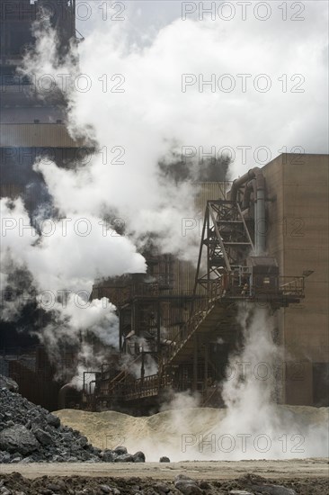 Blast furnace at Teesside Steelworks