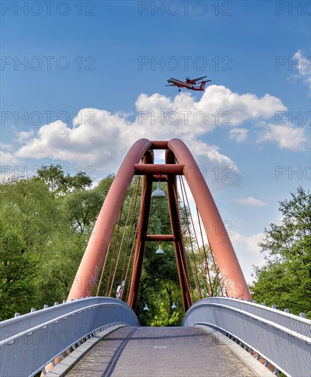 Arched bridge over the Hohenzollern Canal in Jungfernheide